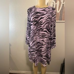 Nine West purple midi dress xs